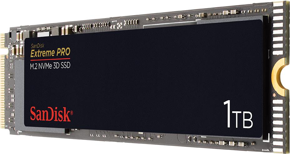 Купить SanDisk Extreme PRO - SSD - 1 TB - intern - M.2 2280 - PCI Express 3.0 x8 (NVMe) (SDSSDXPM2-1T00-G25) в магазине wardena.ru