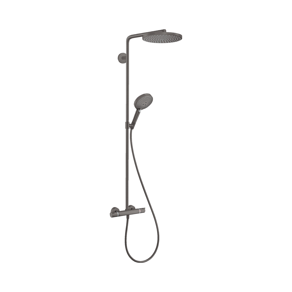 Купить Hansgrohe Raindance Select S Showerpipe 240 1jet PowderRain Душевая система с термостатом бронза 27633140 в магазине wardena.ru