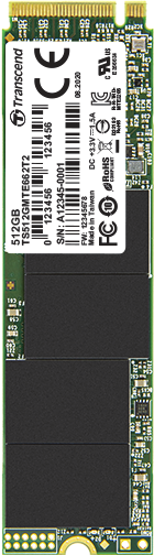 Купить Transcend MTE662T2 M.2 512 GB PCI Express 3.0 3D NAND NVMe (TS512GMTE662T2) в магазине wardena.ru