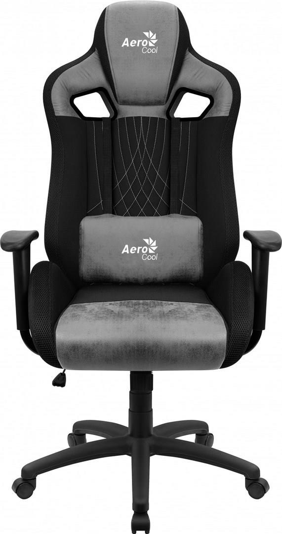 Купить Aerocool EARL AeroSuede Universal-Gamingstuhl Schwarz - Grau (AEROAC-180EARL-GREY) в магазине wardena.ru