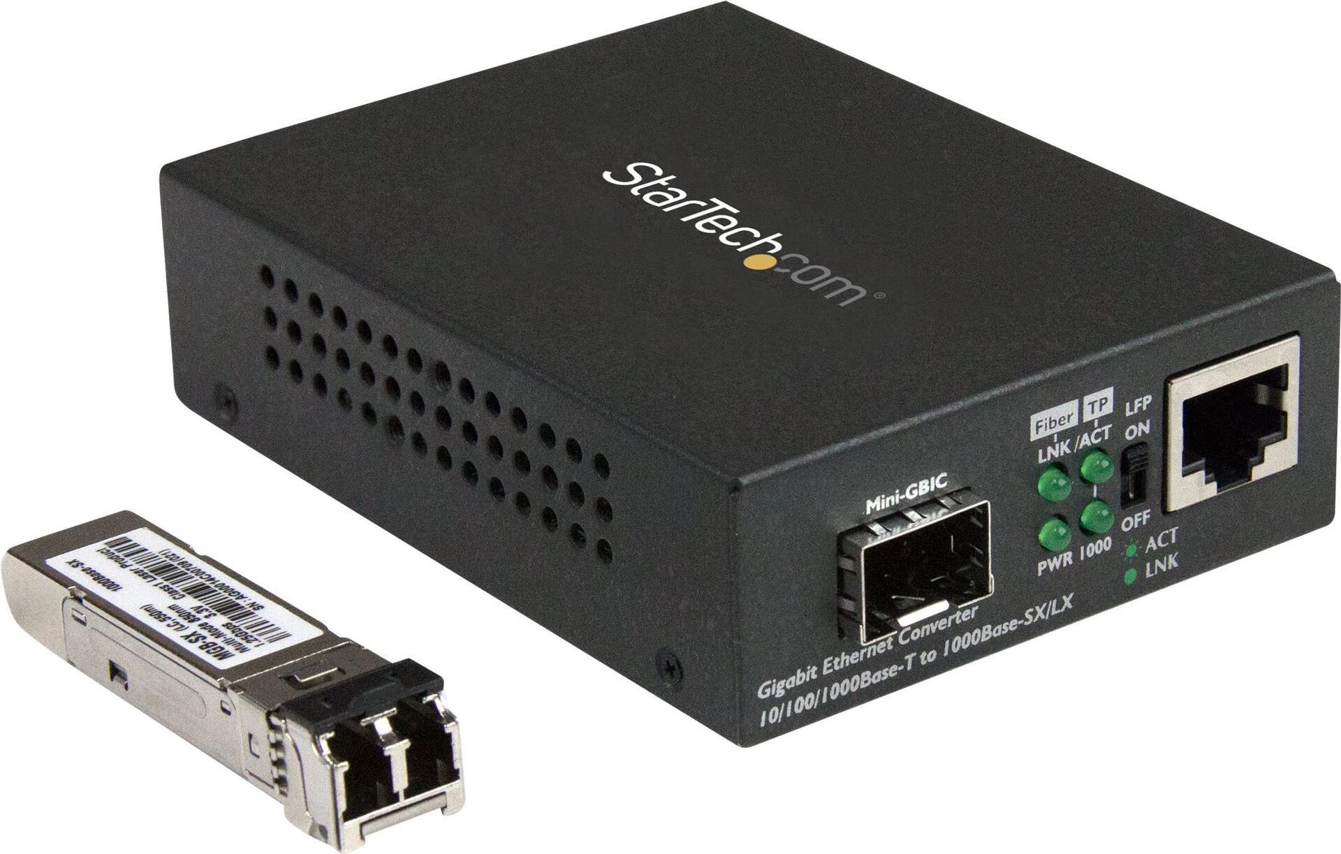 Купить StarTech.com Gigabit Ethernet Glasfaser Medienkonverter - 850nm MM LC - 500,0m- Medienkonverter - 10Base-T, 1000Base-LX, 1000Base-SX, 100Base-TX, 1000Base-T - RJ-45 / LC Multi-Mode - 850 nm (MCM1110MMLC) в магазине wardena.ru