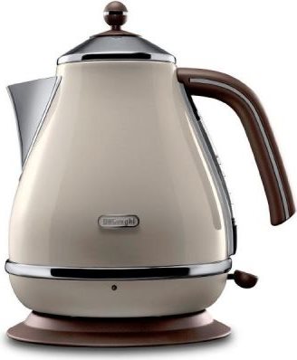 Купить De'Longhi Icona Vintage KBOV 2001.BG - Wasserkocher - 1.7 Liter - 2000 W - Cremefarben (KBOV2001.BG) в магазине wardena.ru