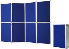 Купить magnetoplan Präsentationswand, zusammenklappbar doppelseitige blaue Filzoberfläche, stabiler Aluminiumrahmen (1101016) в магазине wardena.ru