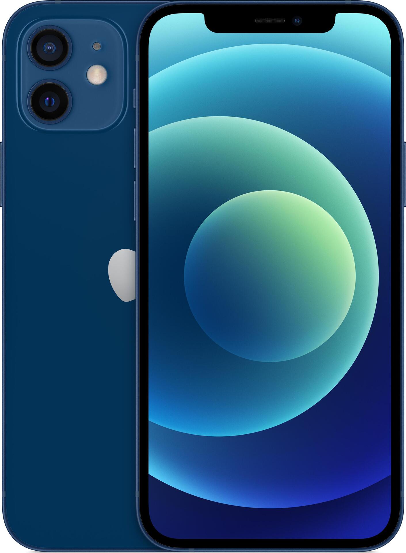 Купить Apple iPhone 12 15,5 cm (6.1" ) Dual-SIM iOS 14 5G 256 GB Blau (MGJK3QL/A) в магазине wardena.ru
