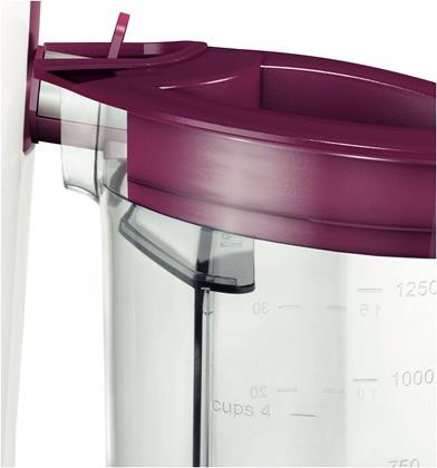 Купить Bosch MES25C0 - Entsafter - 1.25 Liter - 700 W - Weiß/Kirsche Cassis (MES 25C0) в магазине wardena.ru