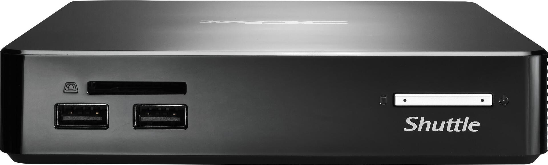 Купить Shuttle XPC nano NS02EV2 - Android-PC - Mini-PC - 1 RK3368 / 1.5 GHz - RAM 2 GB - Flash - eMMC 16 GB - PowerVR SGX6110 - GigE - WLAN: 802.11b/g/n/ac, Bluetooth 5.0 - Android 8.1 (Oreo) - Monitor: keiner - Schwarz (PFB-NS02E041) в магазине wardena.ru