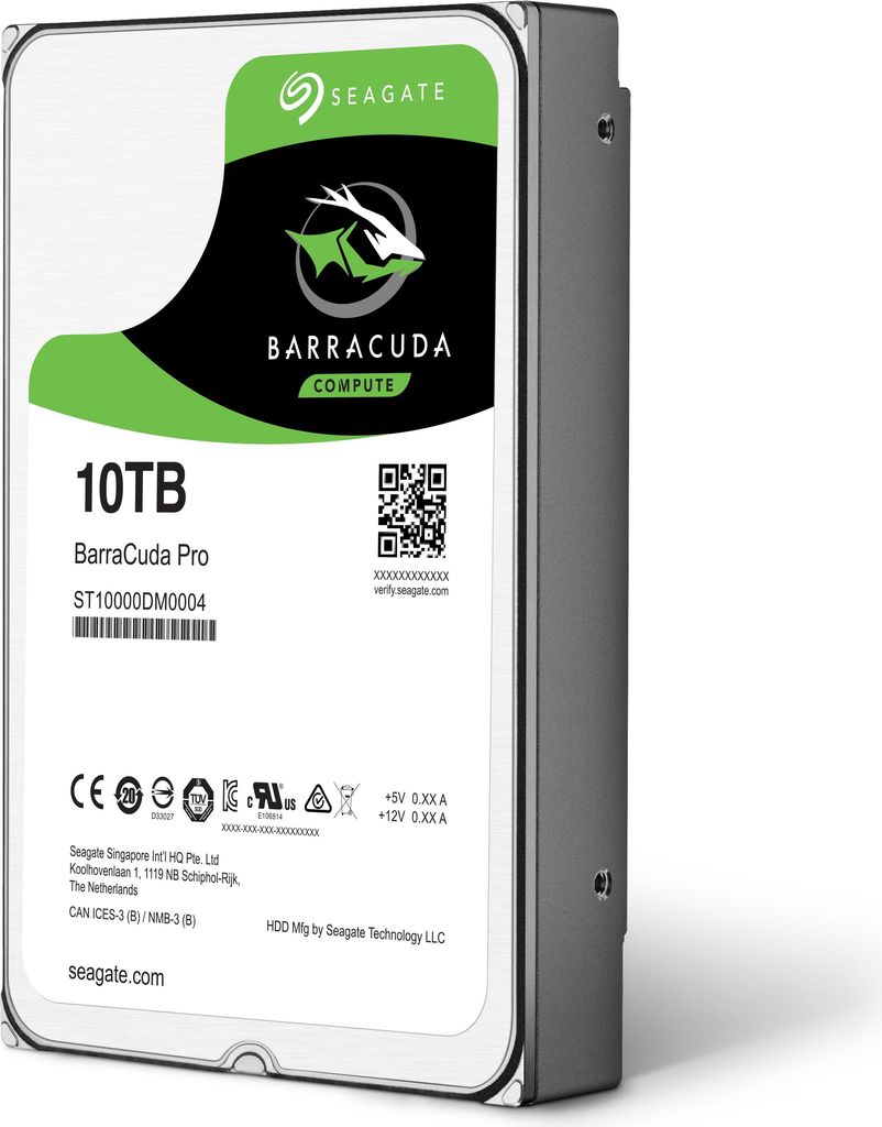 Купить Seagate Barracuda Pro ST10000DM0004 - Festplatte - 10 TB - intern - 3.5" (8.9 cm) - SATA 6Gb/s - 7200 U/min - Puffer: 256 MB в магазине wardena.ru