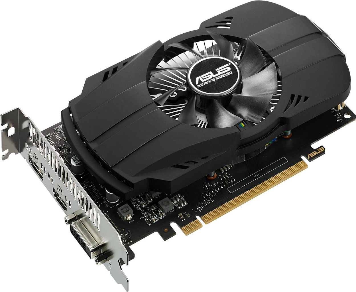 Купить ASUS PH-GTX1050TI-4G - Grafikkarten - GF GTX 1050 Ti - 4GB GDDR5 - PCIe 3.0 x16 - DVI, HDMI, DisplayPort (90YV0A70-M0NA00) в магазине wardena.ru