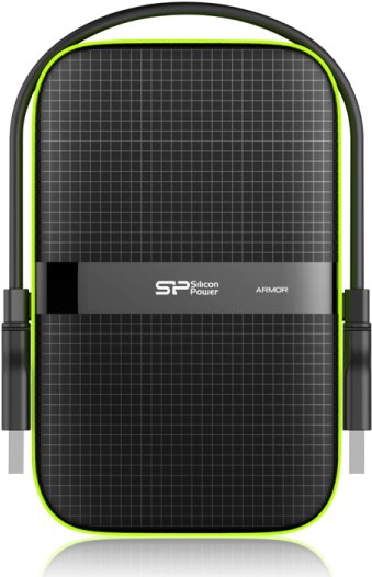 Купить SILICON POWER Armor A60 - Festplatte - 1TB - extern (tragbar) - 6,4 cm (2.5") - USB3.0 - Schwarz (SPO10TBPHDA60S3K) (SP010TBPHDA60S3K) в магазине wardena.ru