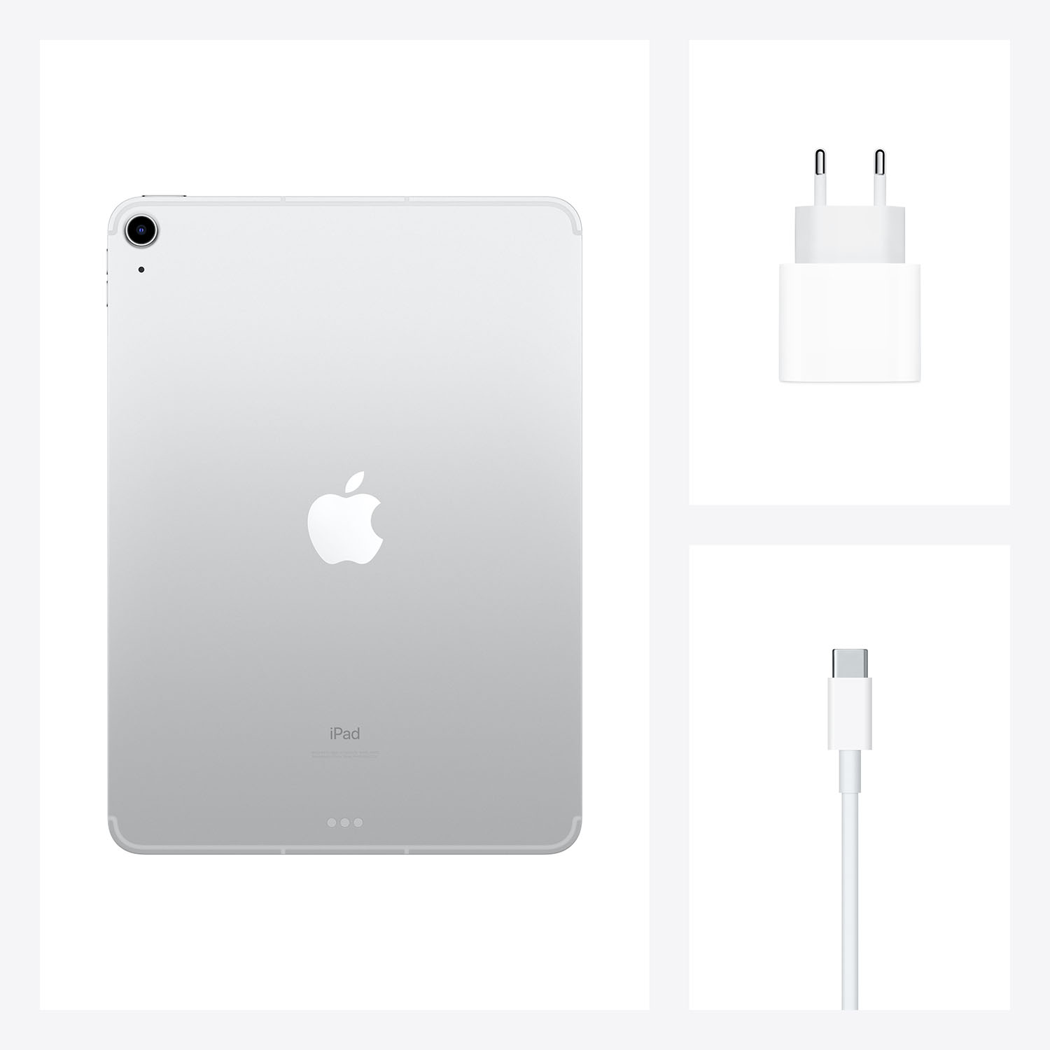 Купить Apple 10.9"  iPad Air Wi-Fi + Cellular - 4. Generation - Tablet - 64 GB - 27.7 cm (10.9") IPS (2360 x 1640) - 3G, 4G - LTE - Silber (MYGX2FD/A) в магазине wardena.ru