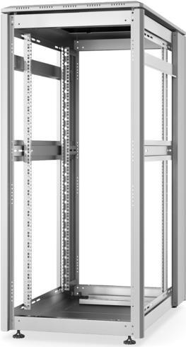 Купить DIGITUS Professional Unique - Schrank offener Rahmen - 4 Pfosten - Hellgrau, RAL 7035 - 26U - 48,3 cm (19") (DN-31100) в магазине wardena.ru