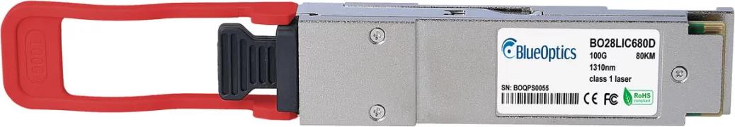 Купить Kompatibler Cisco QSFP-100G-ZR4-S BlueOptics BO28LIC680D QSFP28 Transceiver, LC-Duplex, 100GBASE-ZR4, Singlemode Fiber, internes WDM 4x1296-1309nm, 80KM, 0°C/+70°C, DDM (QSFP-100G-ZR4-S-BO) в магазине wardena.ru