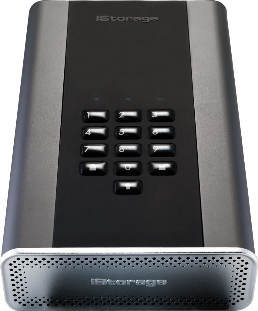 Купить iStorage diskAshur DT² - Festplatte - verschlüsselt - 8 TB - extern (tragbar) - USB 3.1 - FIPS 197, 256-bit SHA, 256-bit AES-XTS (IS-DT2-256-8000-C-G) в магазине wardena.ru