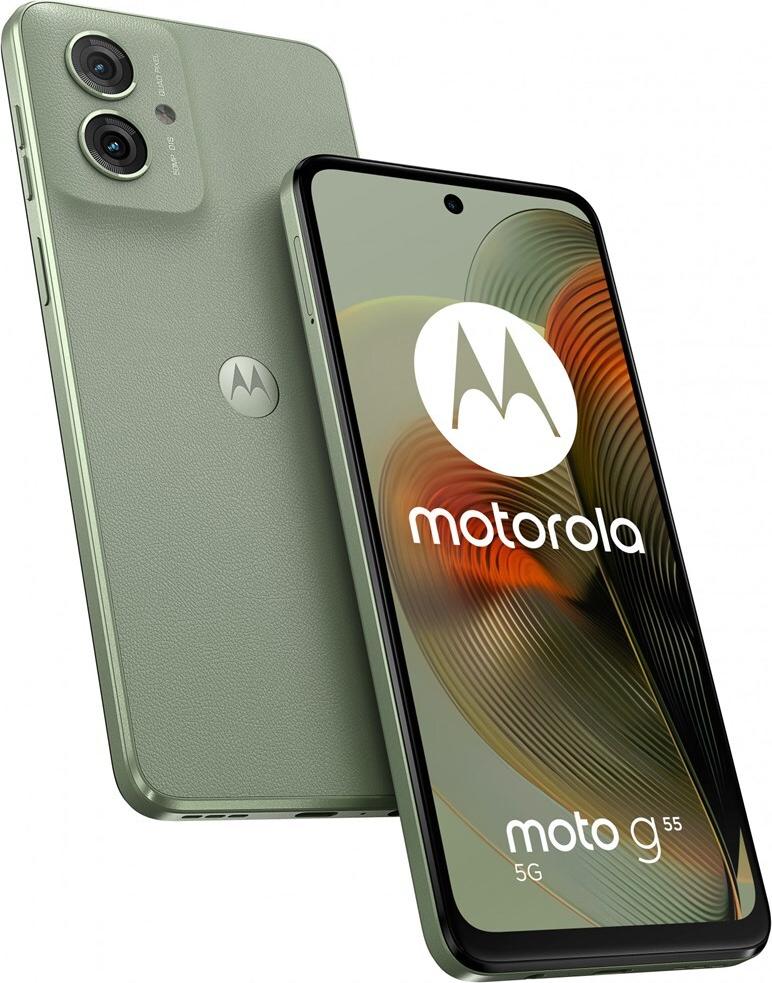 Купить Motorola moto g55 5G 16,5 cm (6.49") Dual-SIM Android 14 USB Typ-C 12 GB 256 GB 5000 mAh Grün (PB5U0034PL) в магазине wardena.ru