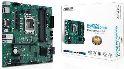 Купить ASUS PRO B660M-C D4-CSM - Motherboard - micro ATX - LGA1700-Sockel - B660 Chipsatz - USB-C Gen1, USB 3,2 Gen 1 - Gigabit LAN - Onboard-Grafik (CPU erforderlich) - HD Audio (8-Kanal) (90MB19B0-M0EAYC) в магазине wardena.ru