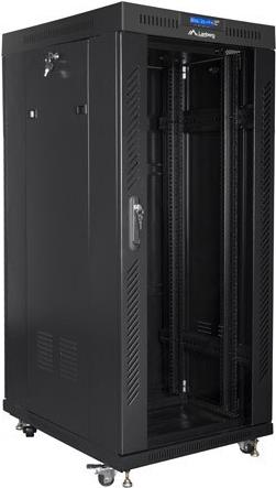 Купить Lanberg FF01-8822-12BL Rack 22U Freistehendes Gestell Schwarz (FF01-8822-12BL) в магазине wardena.ru