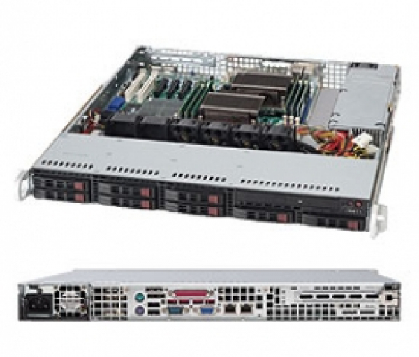 Купить Chassis Supermicro CSE-113MTQ-600CB 1U 600W Hot-Swap 8xHDD SATA/SAS в магазине wardena.ru