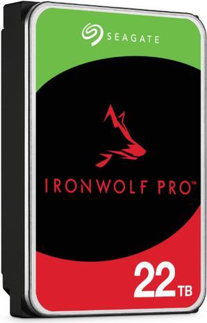 Купить Seagate IronWolf Pro ST22000NT001 - Festplatte - 22 TB - intern - 3.5" (8.9 cm) - SATA 6Gb/s - 7200 U/min - Puffer: 512 MB - mit 3 Jahre Seagate Rescue Datenwiederherstellung в магазине wardena.ru