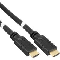 Купить INLINE High Speed - HDMI-Kabel mit Ethernet - HDMI männlich zu HDMI männlich - 40 m - Schwarz (17040P) в магазине wardena.ru