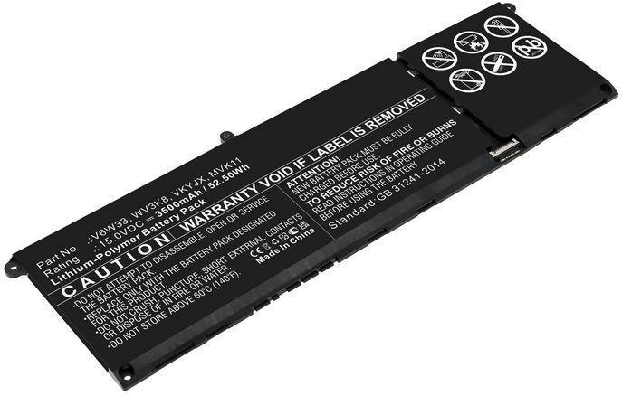 Купить CoreParts Laptop Battery 52.50Wh Li-Pol 15V 3500 mAh XDY9K - Batterie - 3.500 mAh (XDY9K-CP) в магазине wardena.ru