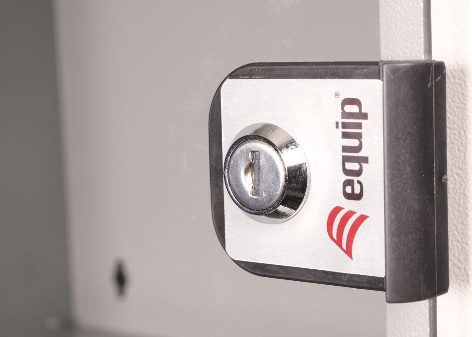 Купить Equip Eco Mount 19' Schrank - 09HE - 540X400mm - RAL7035 Grau - Wandmontiertes Regal - 9U - Sperrschloss - 10,3 kg - Hellgrau (EWM-09-5440-G) в магазине wardena.ru