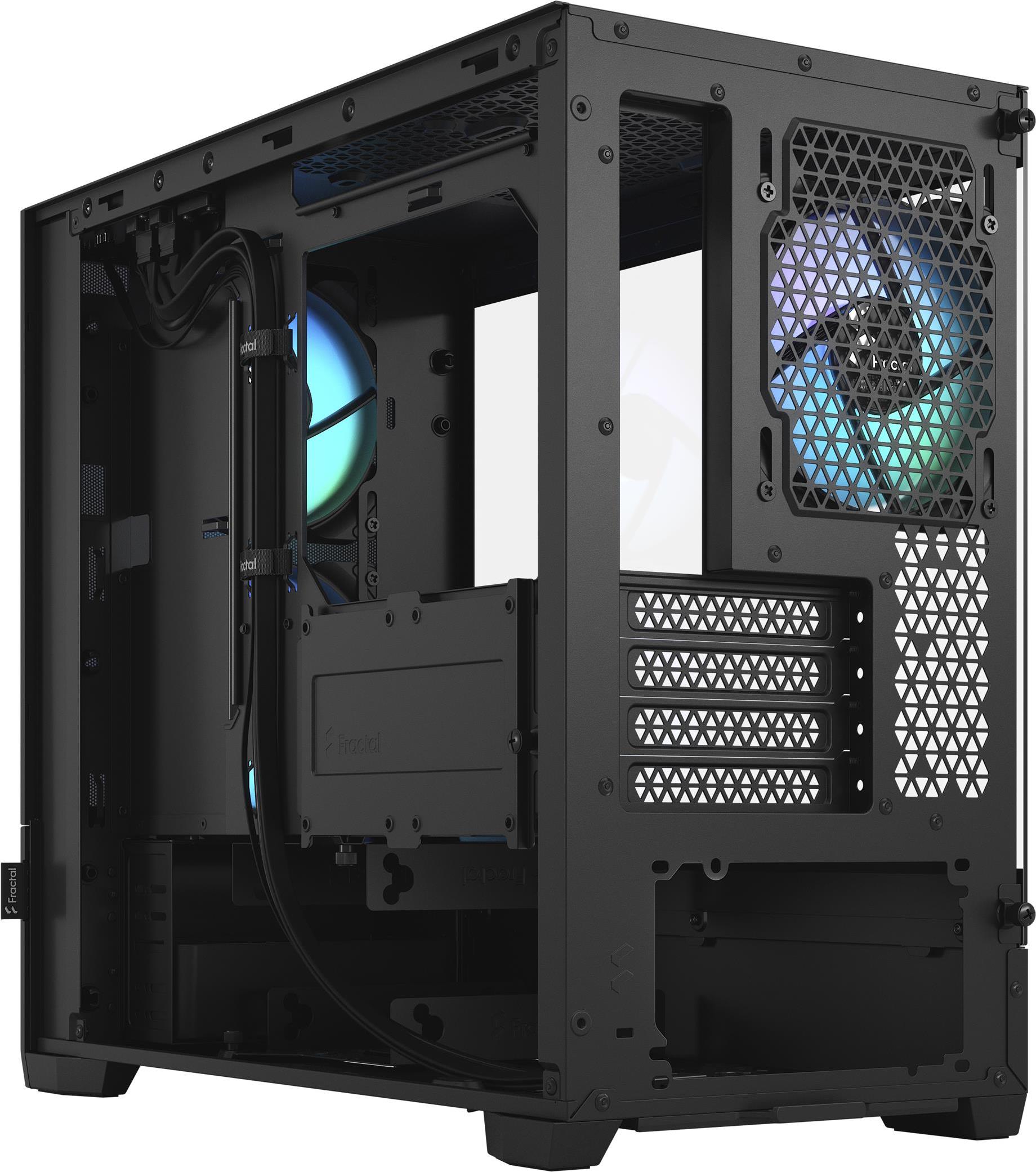 Купить Fractal Design Pop Mini Air RGB - Tower - micro ATX - Seitenteil mit Fenster (gehärtetes Glas) - keine Spannungsversorgung (ATX) - Black TG Light Tint - USB/Audio - für Fractal Design Model D, Type D (FD-C-POR1M-06) в магазине wardena.ru