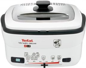 Купить Tefal Versalio Deluxe 9 in1 - Fritteuse - 1600 W - Schwarz/Weiß (FR 4950) (FR4950) в магазине wardena.ru
