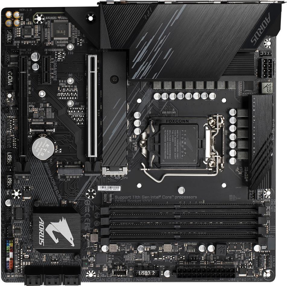 Купить Gigabyte B560M AORUS ELITE - 1.0 - Motherboard - micro ATX - LGA1200-Sockel - B560 - USB-C Gen2, USB-C Gen1, USB 3.2 Gen 1, USB 3.2 Gen 2 - 2.5 Gigabit LAN - Onboard-Grafik (CPU erforderlich) - HD Audio (8-Kanal) в магазине wardena.ru