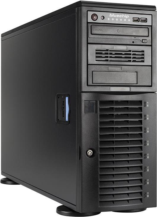 Купить bluechip SERVERline T40304s - Server - Tower - 4U - 1-Weg - 1 x Xeon Bronze 3204 / 1,9 GHz - RAM 16GB - SATA - Hot-Swap 6,4 cm, 8,9 cm (2.5", 3.5") Schacht/Schächte - HDD 2 x 1TB - DVD-Writer - AST2500 - GigE - Monitor: (850377) в магазине wardena.ru