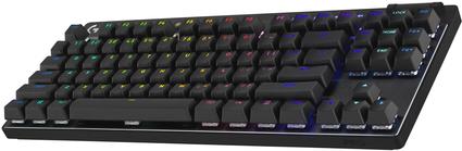 Купить Logitech G PRO X TKL - Tastatur - Gaming - Hintergrundbeleuchtung - kabellos - Bluetooth, 2.4 GHz - QWERTZ - Schweiz - Tastenschalter: Tactile - Schwarz (920-012132) в магазине wardena.ru