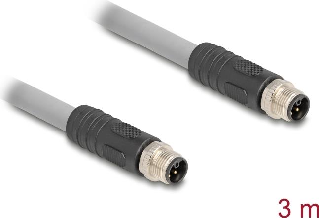 Купить Delock M12 Kabel L-kodiert 5 Pin Stecker zu PUR schleppkettentauglich 3 m (80534) в магазине wardena.ru