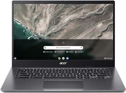 Купить Acer Chromebook 514 CB514-1W - Intel Pentium Gold 7505 - Chrome OS - UHD Graphics - 8 GB RAM - 128 GB SSD - 35.6 cm (14") IPS 1920 x 1080 (Full HD) - Wi-Fi 6 - Stahlgrau - kbd: Deutsch (NX.AU0EG.001) в магазине wardena.ru