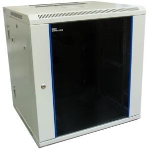 Купить 19" Wandgehäuse, 12HE, lichtgrau (RAL7035) Rückseite schwenkbar, 600 x 550mm, fertig montiert, mit Lüfter, Good Connections® (GC-R0011) в магазине wardena.ru