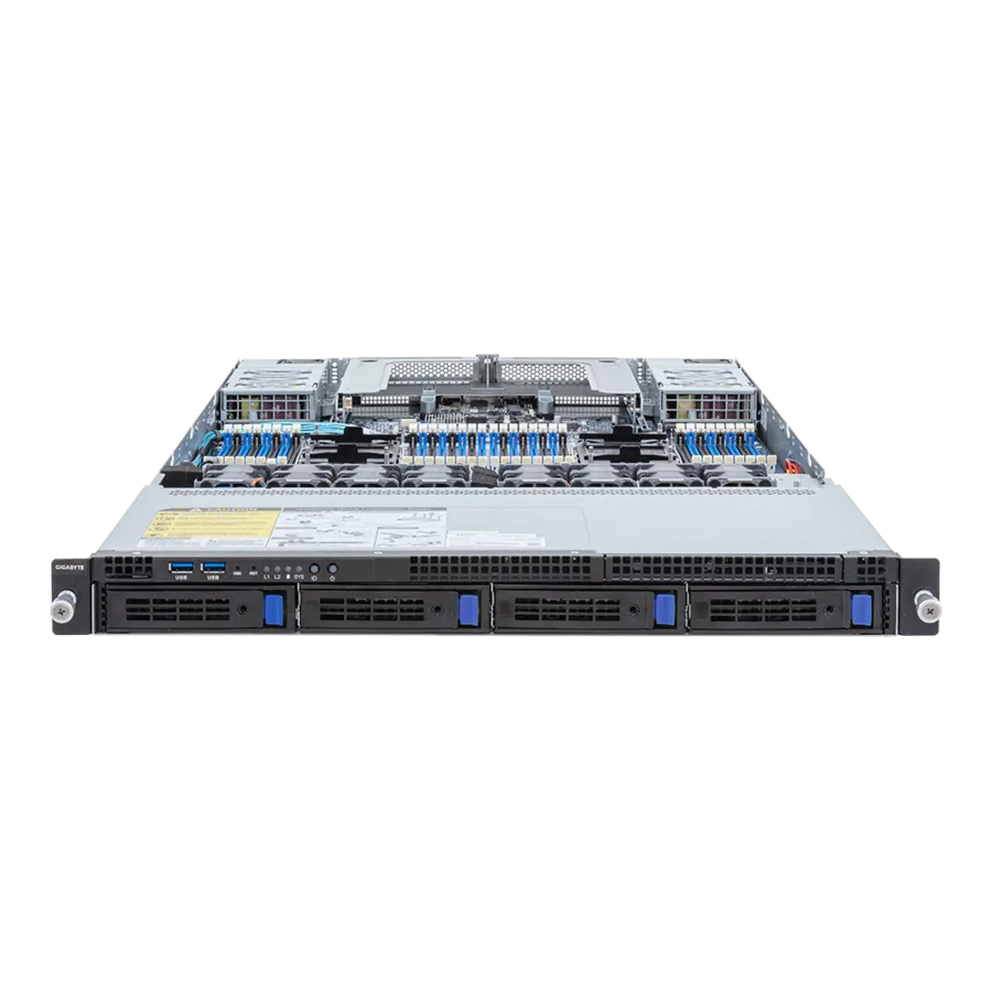 Купить GIGABYTE R183 - Intel C741 - LGA 4677 (Socket E) - Intel - Intel® Xeon® - Intel Xeon Scalable 4th Gen - DDR4-SDRAM (6NR183Z90DR000AAD2) в магазине wardena.ru