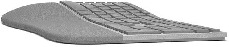 Купить Microsoft Surface Ergonomic Keyboard - Tastatur - drahtlos - Bluetooth 4,0 - Deutsch - Alcantare grau - kommerziell (3SQ-00003) в магазине wardena.ru