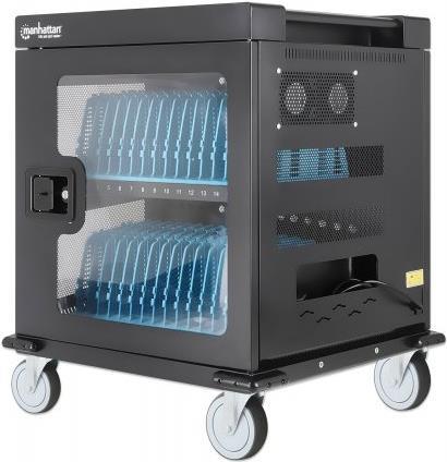Купить Manhattan 180542 Beweglicher Wagen und Schrank Wagen zur Verwaltung tragbarer Geräte Schwarz (180542) в магазине wardena.ru
