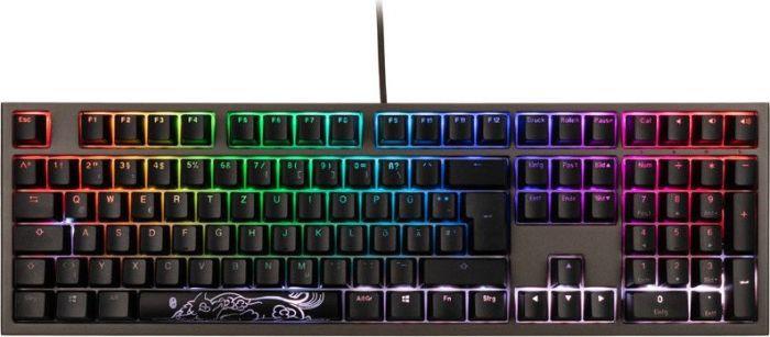 Купить Ducky Shine 7 PBT Gaming Tastatur, MX-Blue, RGB LED - gunmetal (DKSH1808ST-CDEPDAHT1) в магазине wardena.ru