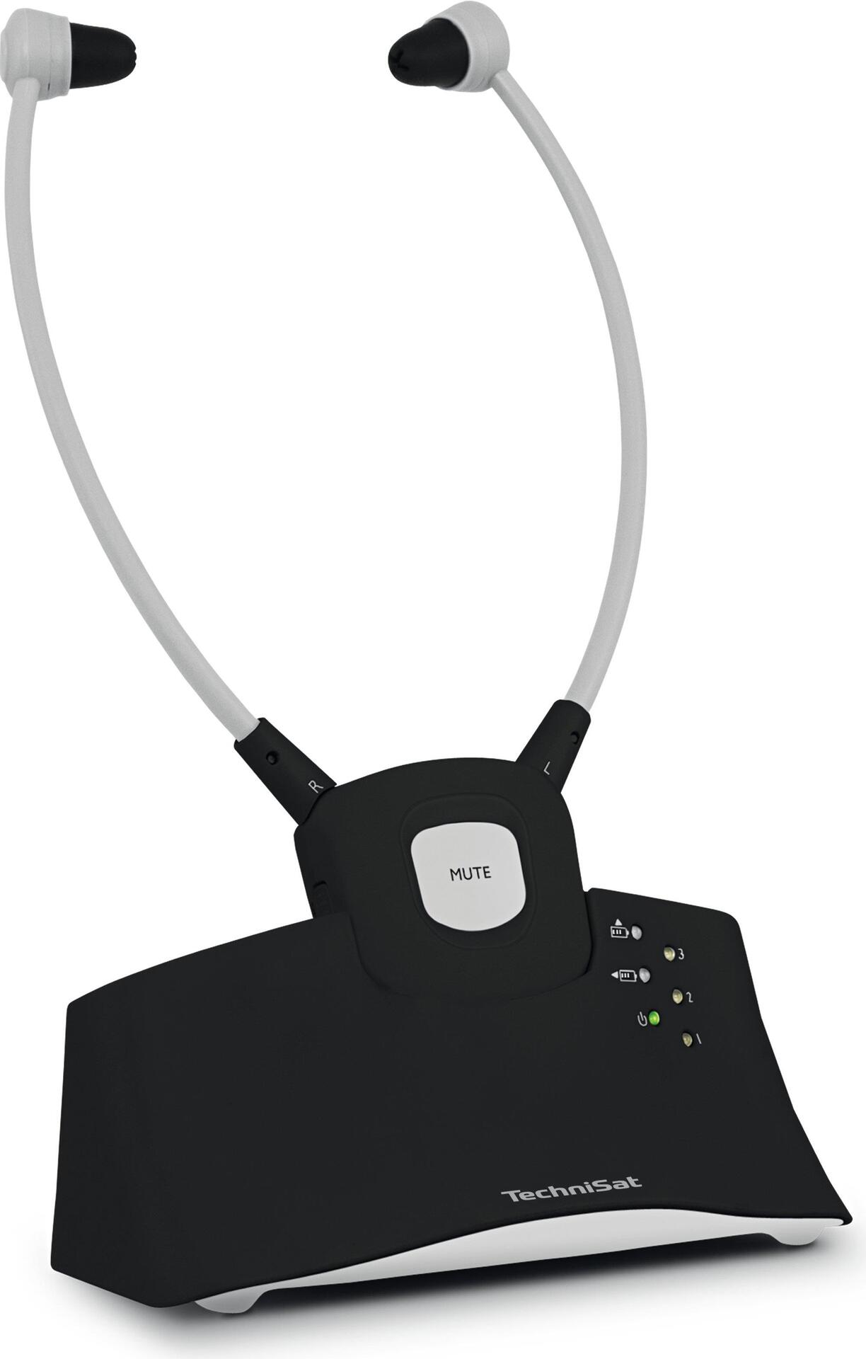 Купить TechniSat StereoMan ISI 2-V2 - Kopfhörer mit Mikrofon - unter dem Kinn - 2,4 GHz - kabellos - Schwarz (0001/9128) в магазине wardena.ru