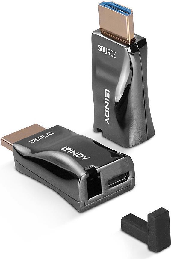 Купить Lindy 300m HDMI 4K60 Fiber Optic Dongle extender (38392) в магазине wardena.ru