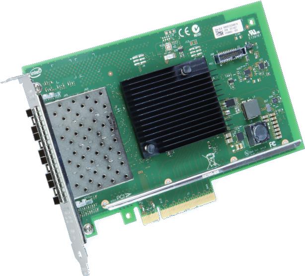 Купить Intel Ethernet Converged Network Adapter X710-DA4 - Netzwerkadapter - PCI Express 3.0 x8 - 10 Gigabit SFP+ x 4 (X710DA4FH) в магазине wardena.ru