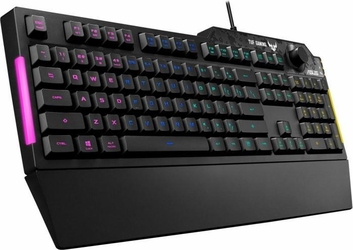 Купить ASUS TUF Gaming K1 - Tastatur - backlit - USB - Deutsch - Schwarz (90MP01X0-BKDA00) в магазине wardena.ru