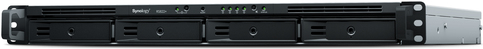 Купить Synology RackStation RS822RP+ - NAS-Server - 4 Schächte - Rack - einbaufähig - SATA 6Gb/s - RAID 0, 1, 5, 6, 10, JBOD - RAM 2GB - Gigabit Ethernet - iSCSI Support - 1U (RS822RP+) в магазине wardena.ru