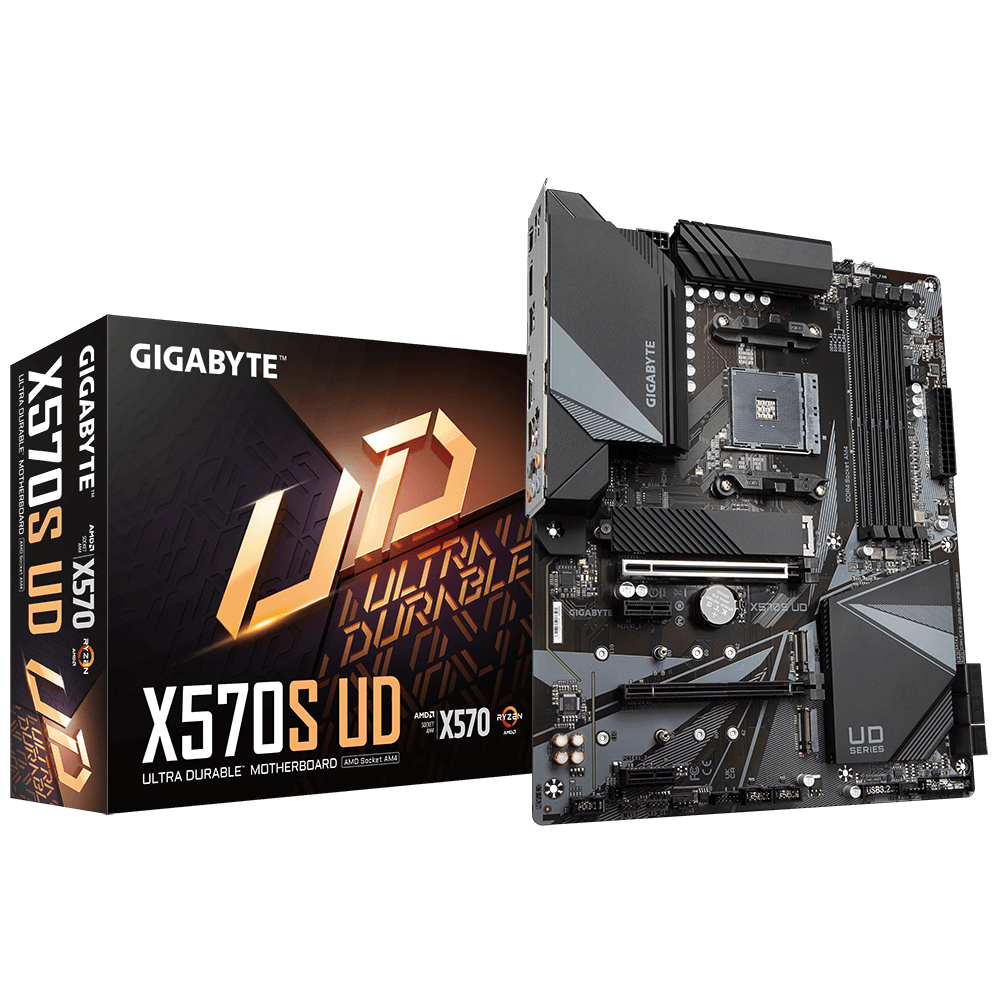 Купить Gigabyte X570S UD (rev. 1.0) - AMD - Socket AM4 - AMD Ryzen 3 - 2nd Generation AMD Ryzen™ 3 - AMD Ryzen 3 3rd Gen - AMD Ryzen 5 - 2nd Generation AMD... - Socket AM4 - DDR4-SDRAM - 128 GB (X570S UD) в магазине wardena.ru