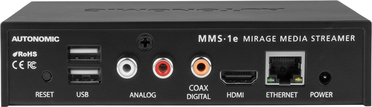 Купить Autonomic 2 Streams (eAudioCast) eSeries Digital Music Network Streamer mit 32 GB SDD Speicher. WiFi und LAN. (MMS-1e) в магазине wardena.ru