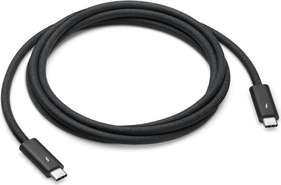 Купить Apple Thunderbolt 4 Pro - Thunderbolt-Kabel - 24 pin USB-C (M) zu 24 pin USB-C (M) - USB 3.2 / USB4 / Thunderbolt 3 / Thunderbolt 4 / DisplayPort - 1.8 m - aktiv, Daisy Chain-Support - Schwarz (MW5J3ZM/A) в магазине wardena.ru