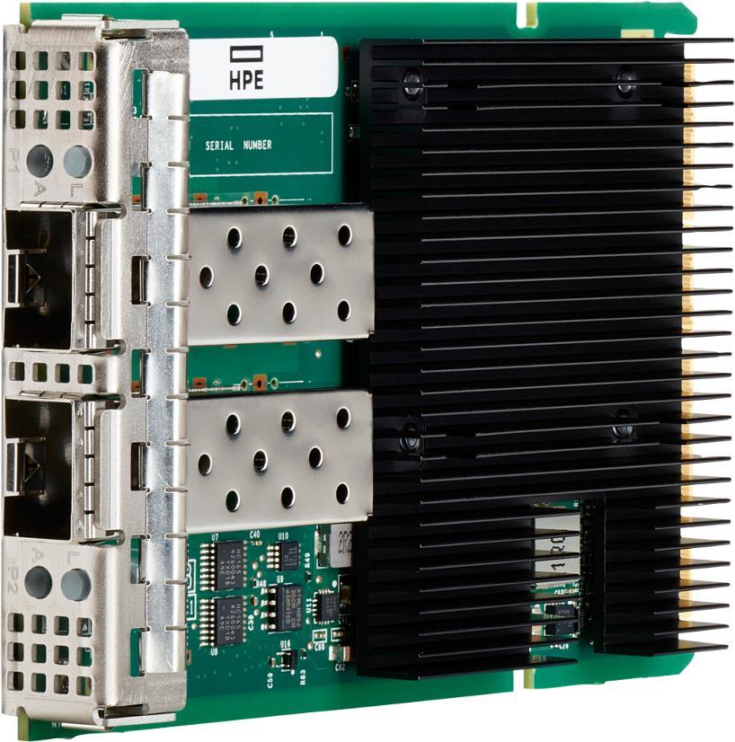 Купить Hewlett Packard Enterprise Intel E810-XXVDA2 Ethernet 10/25Gb 2-port SFP28 OCP3 Eingebaut Ethernet / Fiber 25000 Mbit/s (P10106-B21) в магазине wardena.ru