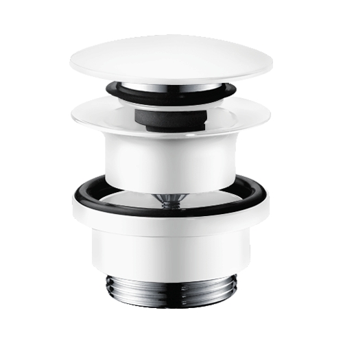 Купить Hansgrohe Набор для слива push-open для раковины и биде белый матовый 50100700 в магазине wardena.ru