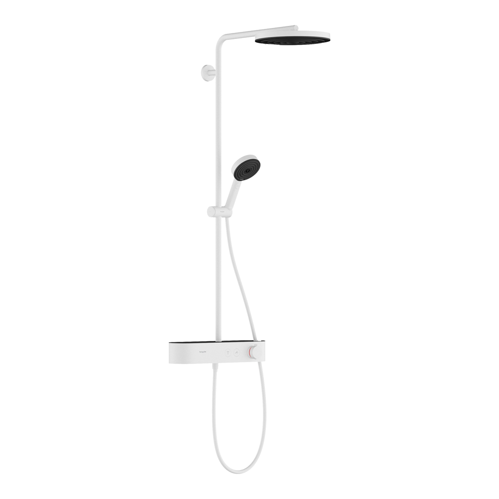 Купить Hansgrohe Pulsify S Душевая система Showerpipe 260 1j ESm белый матовый 24221700 в магазине wardena.ru