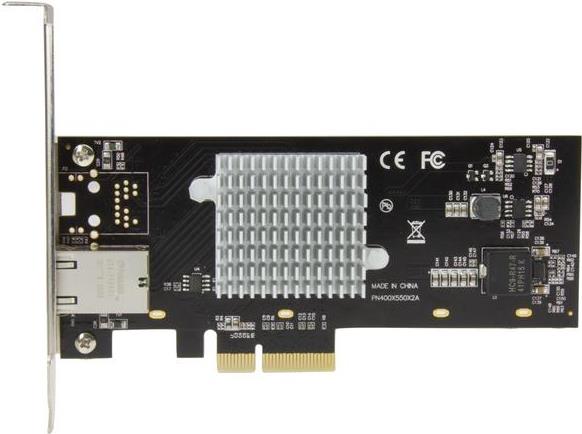 Купить StarTech.com 1 Port 10G Ethernet PCI Express Netzwerkkarte - 10GbE NIC mit Intel X550-AT Chip - 10GBase-T / NBASE-T Compliant - Netzwerkadapter - PCIe 2.0 Low-Profile - 10Gb Ethernet x 1 - Schwarz (ST10000SPEXI) в магазине wardena.ru