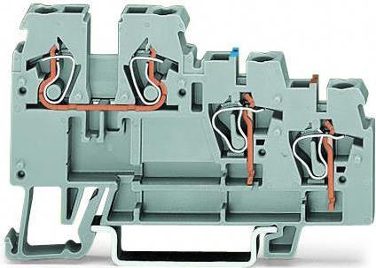 Купить WAGO Initiatorenklemme 5 mm Zugfeder Belegung: L Grau 270-560 50 St. (270-560) в магазине wardena.ru
